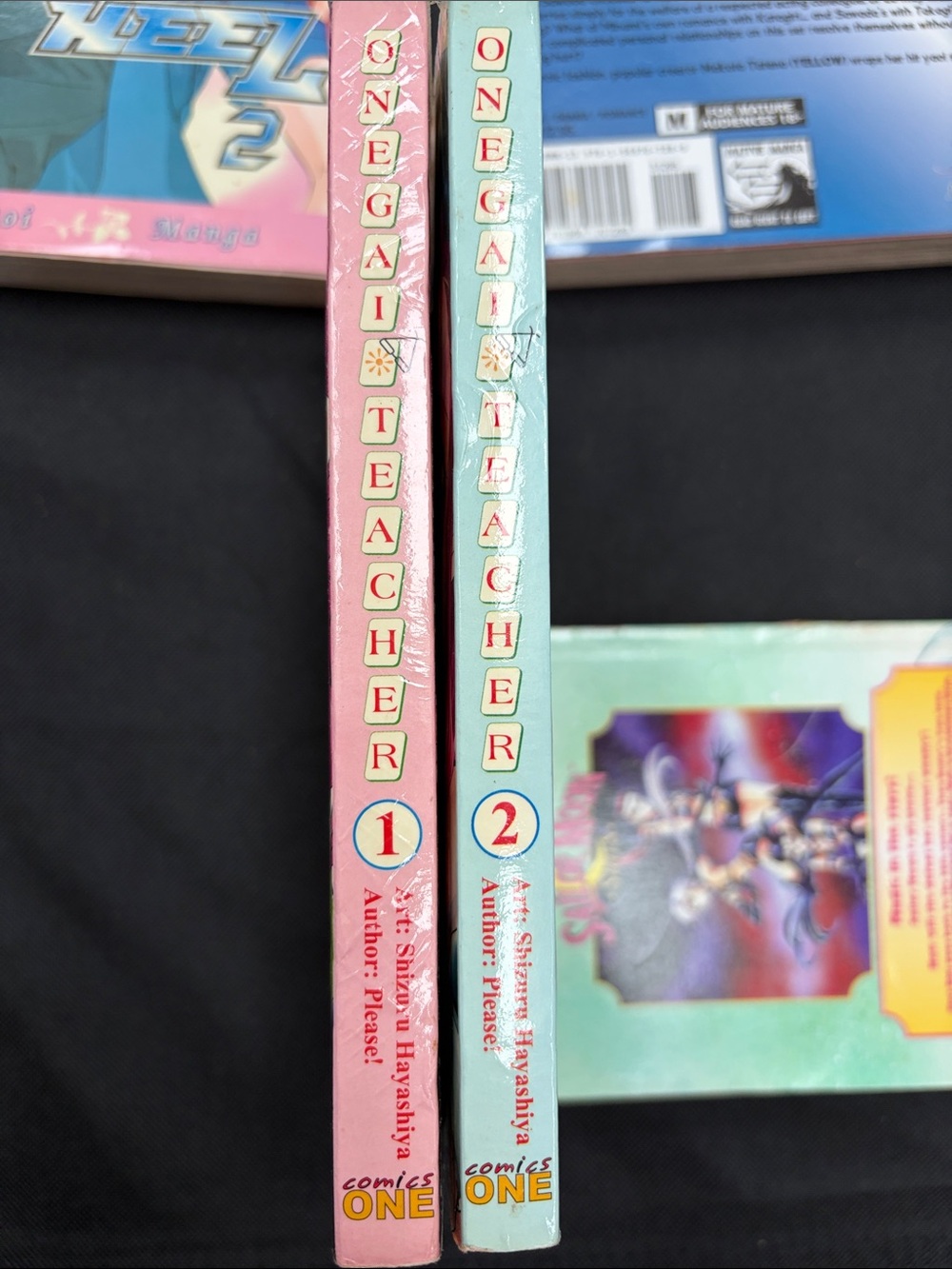 Onegai Teacher Volumes 1-2 Manga - Pink & Light Blue